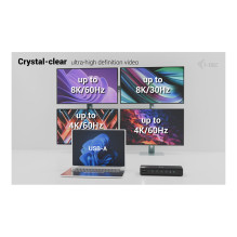i-tec CA6MONITORDOCKPD laptop dock / port replicator