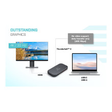 i-tec TB3HDMIDOCKPD laptop dock / port replicator