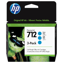 HP 712 3-pack 29-ml Cyan DesignJet Ink Cartridge print head HP 712 3-pack 29-ml Cyan DesignJet Ink Cartridge print head