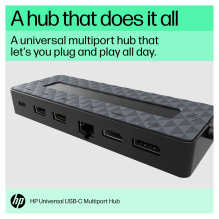 HP universalus USB-C kelių prievadų šakotuvas HP universalus USB-C kelių prievadų šakotuvas
