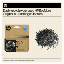 HP 937e EvoMore juodo rašalo kasetė