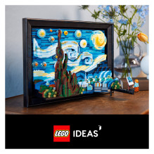 LEGO Ideas Vincentas van GoghasŽvaigždėta naktis