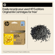 HP 937e EvoMore Yellow Original Ink Cartridge