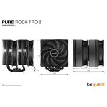 Be quiet! PURE ROCK PRO 3 Black