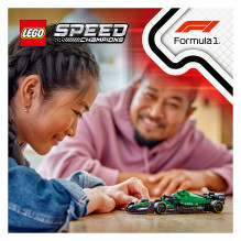 LEGO Speed Champions Aston Martin Aramco F1 AMR24 lenktyninis automobilis LEGO Speed Champions Aston Martin Aramco F1 AMR24 lenktyninis automobilis