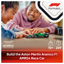 LEGO Speed Champions Aston Martin Aramco F1 AMR24 lenktyninis automobilis LEGO Speed Champions Aston Martin Aramco F1 AMR24 lenktyninis automobilis