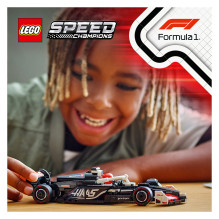 LEGO Speed Champions MoneyGram Haas F1 komandos VF-24 lenktyninis automobilis LEGO Speed Champions MoneyGram Haas F1 komandos VF-24 lenktyninis automobilis