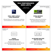 HP OMEN MAX 16-ah0195ng CU9 275HX / 32GB / 1TBSSD / RTX5080 / W11 Home HP OMEN MAX 16-ah0195ng CU9 275HX / 32GB / 1TBSSD / RTX5080 / W11 Home