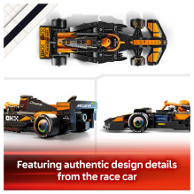 LEGO Speed Champions McLaren F1 komandos MCL38 lenktyninis automobilis LEGO Speed Champions McLaren F1 komandos MCL38 lenktyninis automobilis