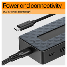 HP universalus USB-C šakotuvas ir nešiojamojo kompiuterio įkroviklis HP universalus USB-C šakotuvas ir nešiojamojo kompiuterio įkroviklis