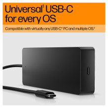 HP Universal USB-C Hub and Laptop Charger Combo