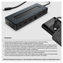 HP universalus USB-C šakotuvas ir nešiojamojo kompiuterio įkroviklis HP universalus USB-C šakotuvas ir nešiojamojo kompiuterio įkroviklis
