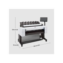 HP Designjet T2600 36 colių „PostScript“ daugiafunkcis didelio formato spausdintuvas