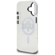 „Karl Lagerfeld IML Karl Sketch Logo MagSafe“ dėklas, skirtas „iPhone 16“ – skaidrus