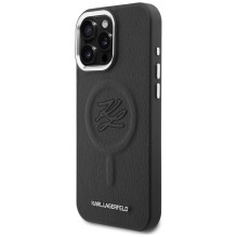 Karl Lagerfeld Embossed Ring Initials MagSafe Case for Samsung Galaxy S26 - Black
