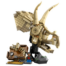 LEGO Jurassic World dinozaurų fosilijos: Triceratopso kaukolė