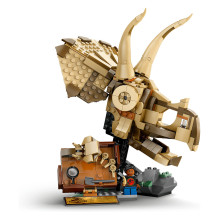 LEGO Jurassic World dinozaurų fosilijos: Triceratopso kaukolė