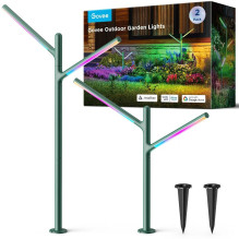„Govee H7086 RGBICWW“ LED sodo šviestuvai, RGBWW, 1100 lm, 2,4 GHz „Wi-Fi“ + „Bluetooth“, IP66
