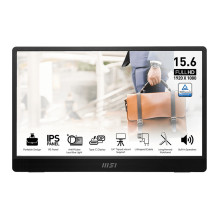 MSI PRO MP161DE E2 kompiuterio monitorius MSI PRO MP161DE E2 kompiuterio monitorius