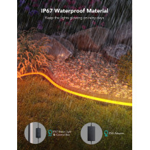 „Govee H61A8“ lauko neoninės LED juostos, 10 m, su „Wi-Fi“, „Bluetooth“ ir RGBIC