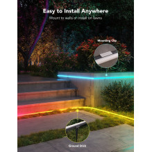 Govee H61A8 Outdoor Neon LED Strip Lights 10m with Wi-Fi, Bluetooth and RGBIC