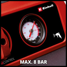 Einhell TE-AC 18 / 75 Li OF-Solo oro kompresorius 75 l/min. Akumuliatorius Einhell TE-AC 18 / 75 Li OF-Solo oro kompresorius 75 l/min. Akumuliatorius