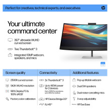 HP Series 7 Pro 39.7 inch 5K2K Conferencing Monitor-740pm computer monitor