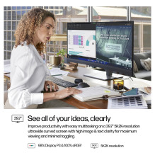 HP Series 7 Pro 39.7 inch 5K2K Conferencing Monitor-740pm computer monitor