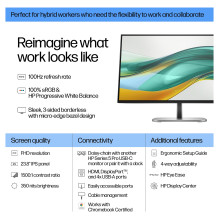 HP 5 serijos „Pro“ 23,8 colio FHD monitorius – 524 pf kompiuterio monitorius
