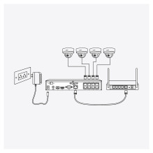 Reolink NVS8-8MB4 video surveillance kit