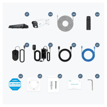 Reolink NVS8-8MB4 video surveillance kit