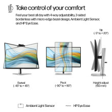 HP Series 5 Pro 27 inch QHD USB-C Conferencing Monitor - 527pm computer monitor