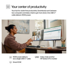 HP serijos 5 Pro 27 colių QHD USB-C konferencijų monitorius – 527 pm kompiuterio monitorius