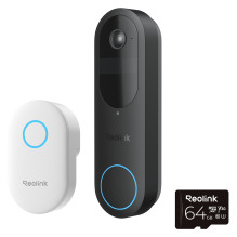 Reolink D340B w / Chime + 64GB SD video intercom system
