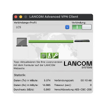 LANCOM atnaujintas išplėstinis VPN klientas (MAC, 10 paketas)