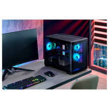 MIDI FSP S380-BA ARGB TG juodas