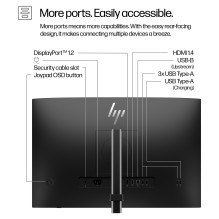 HP 5 serijos „Pro“ 24 colių WUXGA monitorius – 524pn kompiuterio monitorius
