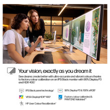 HP serijos 7 Pro 27 colių QHD monitorius – 727pq kompiuterio monitorius