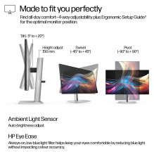 HP Series 7 Pro 27 inch QHD Monitor - 727pq computer monitor