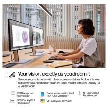 HP Series 7 Pro 27 inch QHD Thunderbolt 4 Monitor - 727pu computer monitor