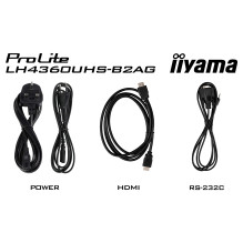 „iiyama LH4360UHS-B2AG“ informacinis ekranas