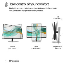 HP Series 5 Pro 27 inch QHD USB-C Monitor - 527pu computer monitor