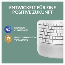 „Logitech Wave Keys“ klaviatūra „Mac“ klaviatūrai