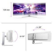 „Philips Evnia 8000 49M2C8900L/00“ kompiuterio monitorius