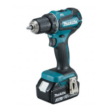 Makita cordless drill/screwdriver - DDF487RFE incl. 2x batteries