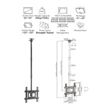 Equip 650321 signage display mount Equip 650321 signage display mount