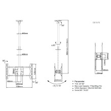 Equip 650370 signage display mount