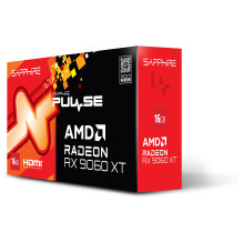 „Sapphire PULSE AMD Radeon RX 9060 XT“ 16 GB vaizdo plokštė