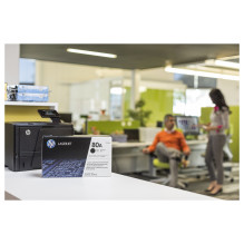 HP 80A juoda originali LaserJet tonerio kasetė HP 80A juoda originali LaserJet tonerio kasetė