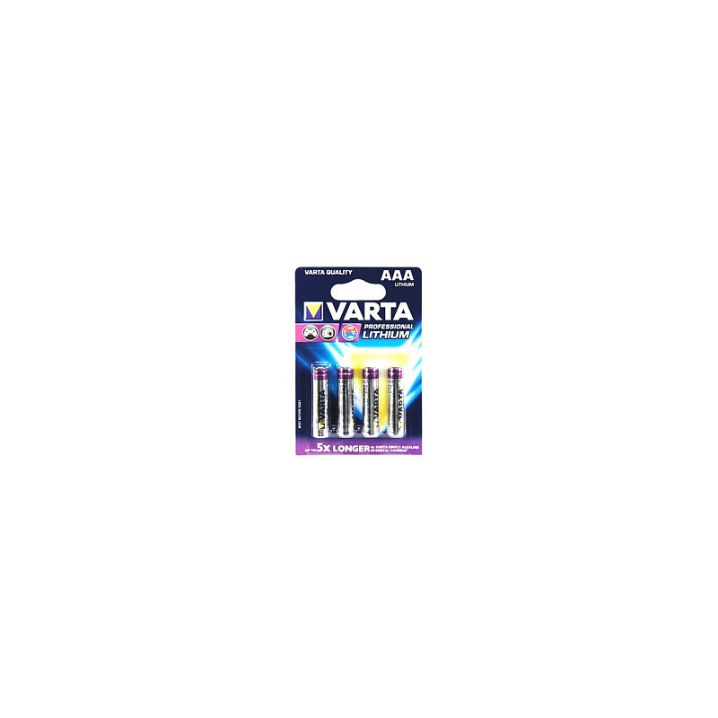 Varta 4x AAA Lithium